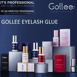Gollee 5ml Eyelash Extension Glue 0.5 Second Fast Drying False Eye Lash Extension Glue Gollee Super Bonder Eyelash Glue Primer