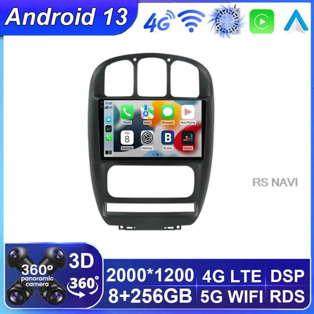 

Android 13 Car Rodio For Chrysler Grand Voyager RS 2000-2012 Carplay Auto Multimedia Video Player Navigation Head Unit GPS DSP