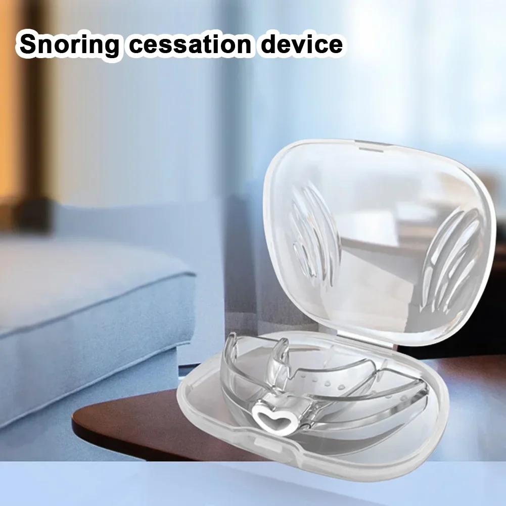 Anti Snoring Mouthpiece Soft Silicone Portable Anti Snore Device That Work Sleep Stop Apnea Mouth Guard Stopper for Men Women