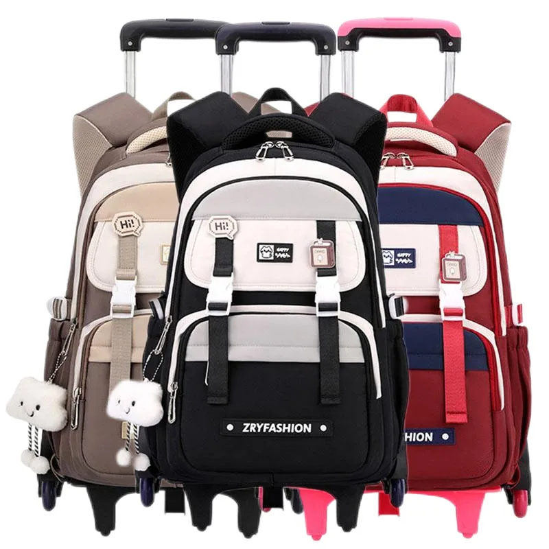 

Korean School Bag for Boys Bagpack Large Capacity Mochilas Escolares Infantil Trolley Backpack School Student Leisure Back Pack