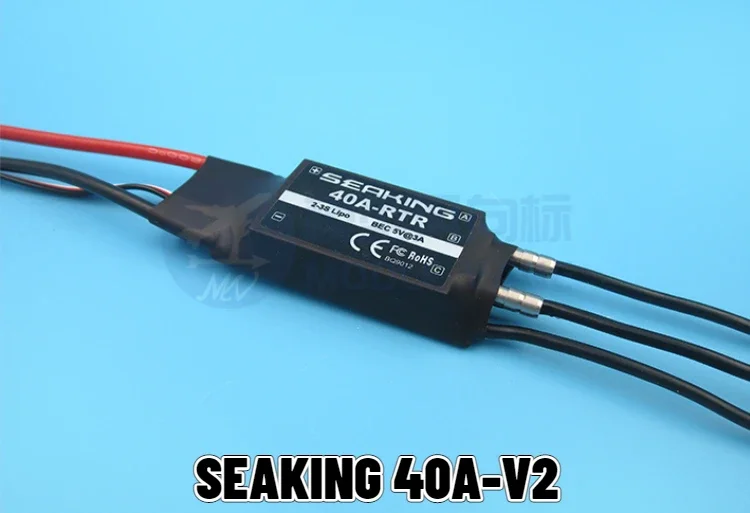 30A 40A 60A 90A 120A 180A V3 Hobbywing SEAKING ESC Water-cooled Bidirectional Brushless ESC RTR For RC Racing Sailing Boat