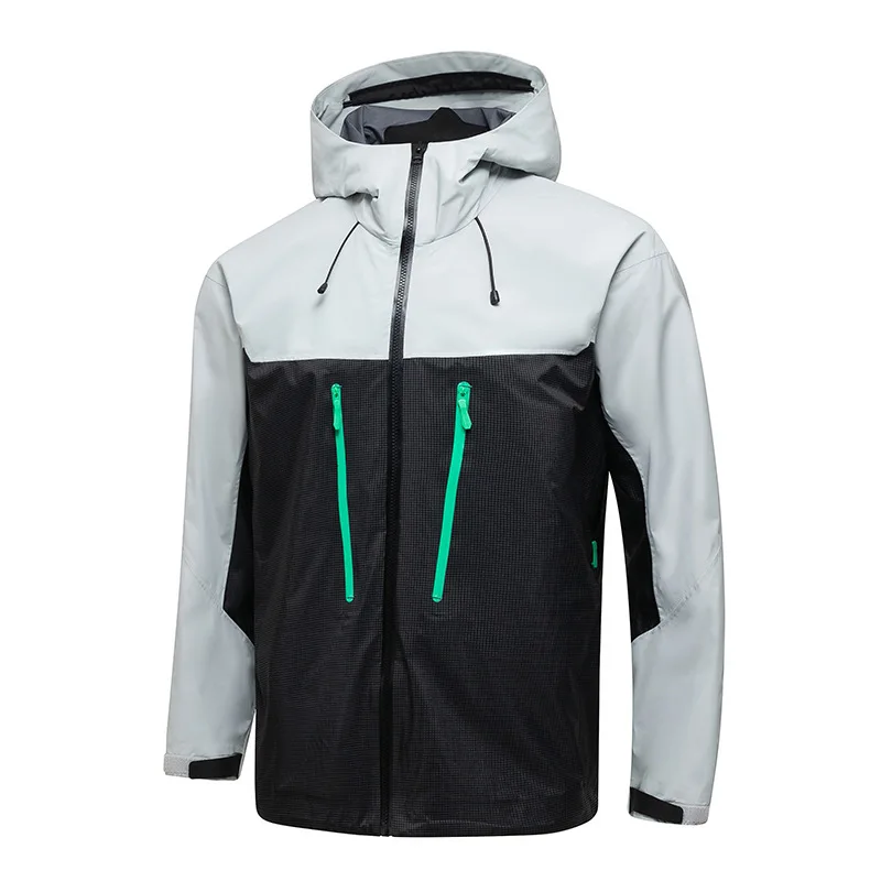 New Contrasting Color Assault Suit Men Women Outdoor Hiking Sports Climbing Jacket Windproof Waterproof Couple Hooded Jackets