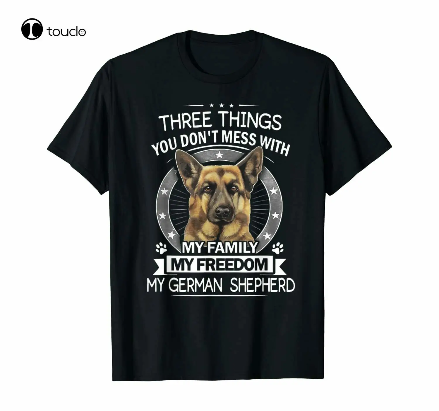 German Shepherd Shirt - Three Things You Don'T Mess T-Shirt Gift Trend Tee Shirt Custom aldult Teen unisex fashion funny new