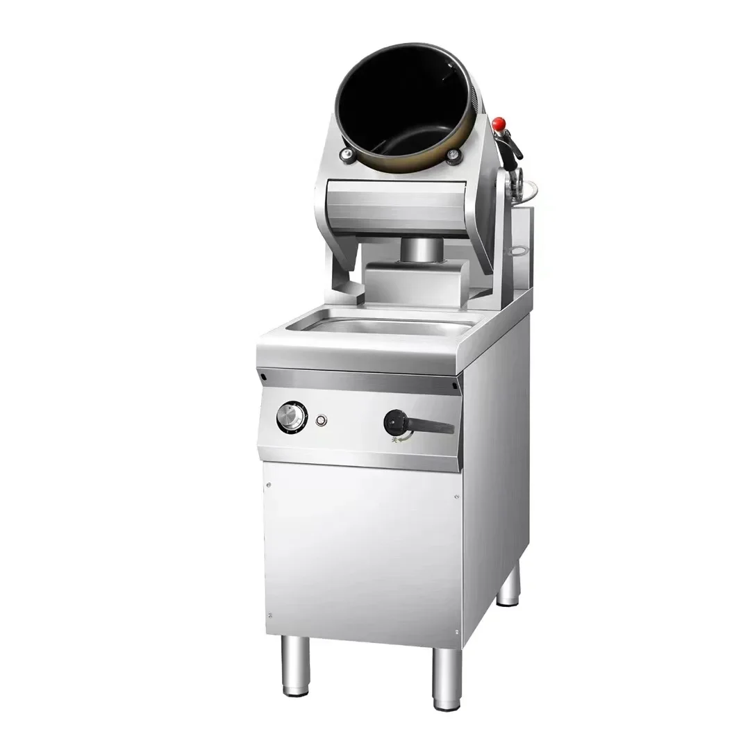 

Multifunctional commercial cooking machine Intelligent cooking robot for restaurants Gas drum Automatic rice frying machine