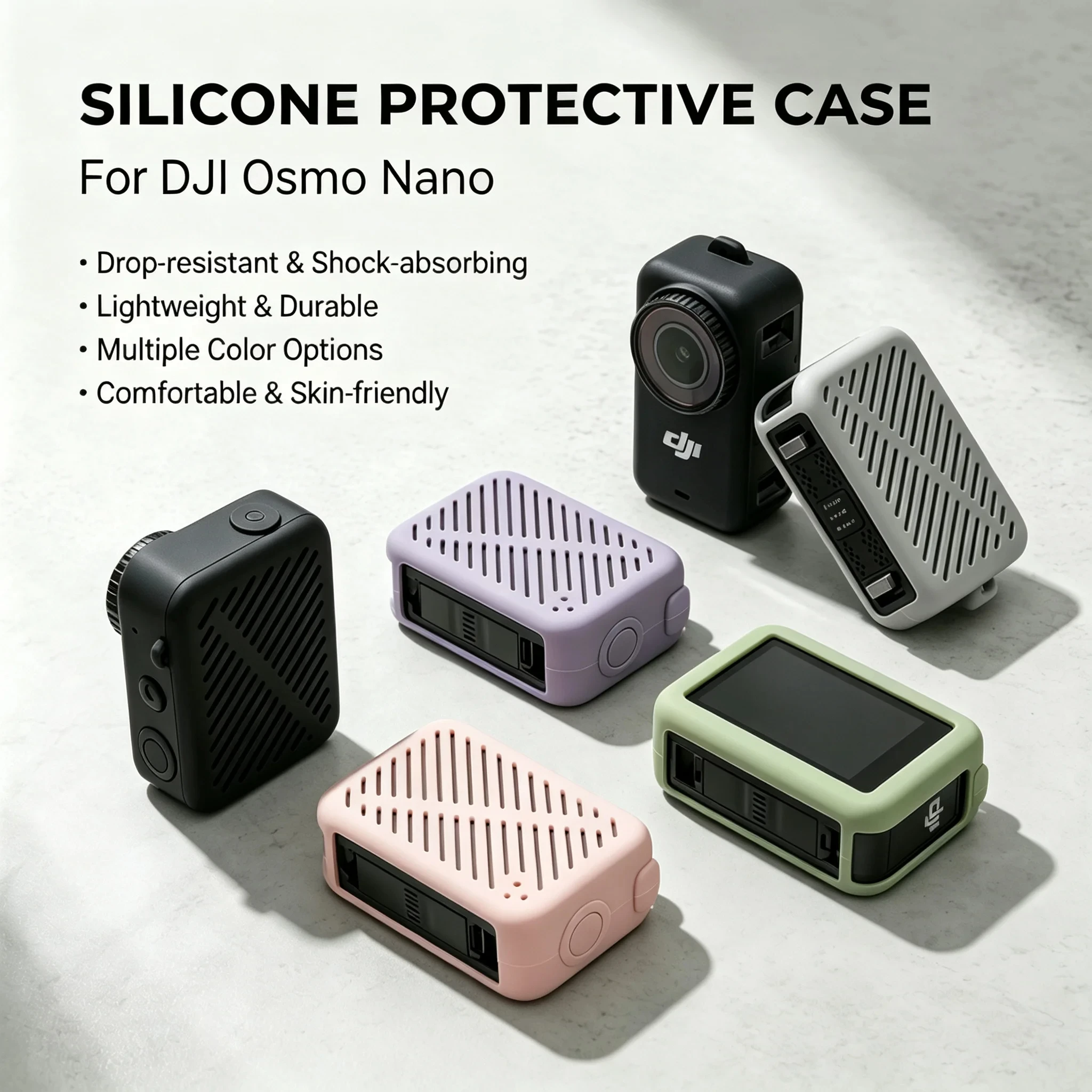 Travel Vlog Accessories - Anti Drop Anti Scratch Silicone Case