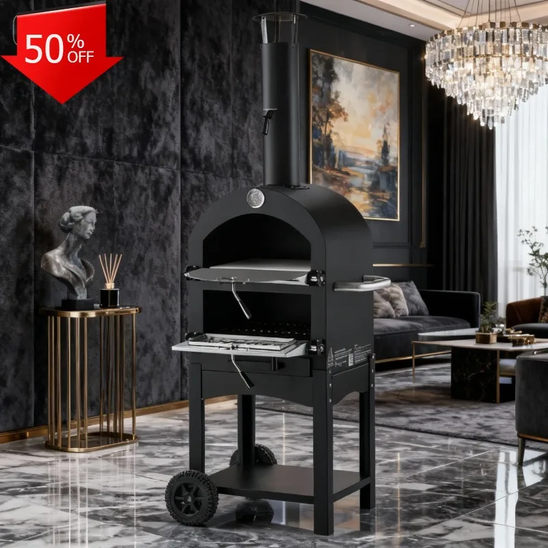 

Charcoal Barbecue Grill Large Cookware Bbq Accessories Outdoor Kitchen Coal Grills Camping Furnace Portable Camping Stove Stand