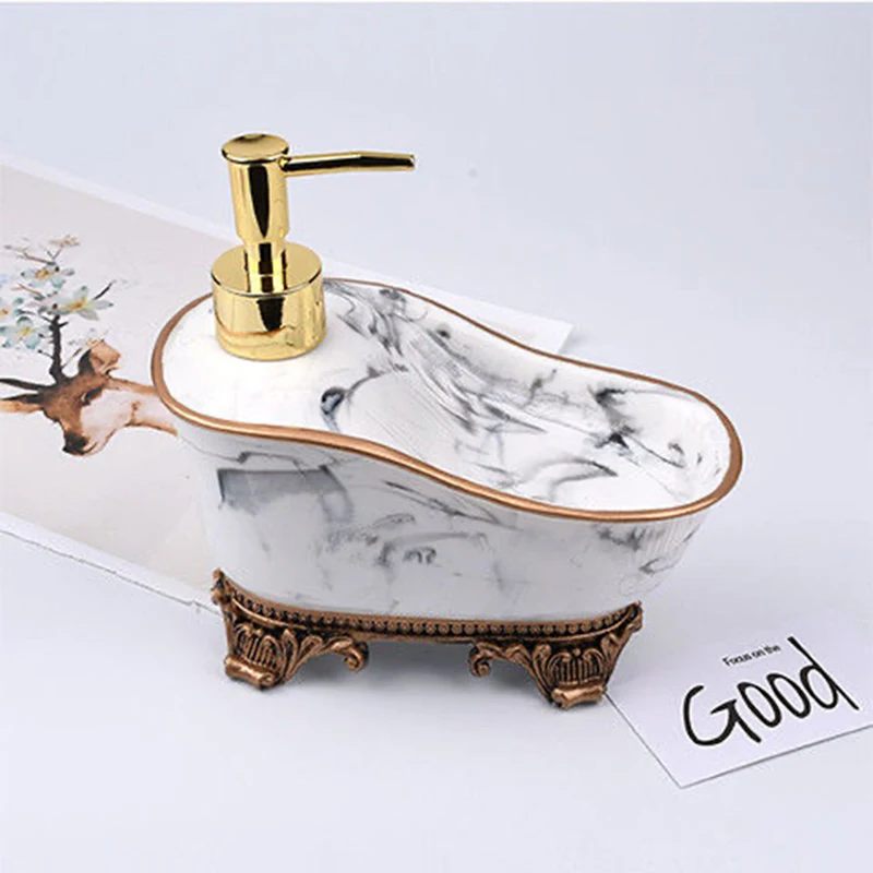 

Новый простой стильный керамический дозатор жидкого мыла, дезинфицирующее средство для рук в бутылке, набор аксессуаров для ванной комнаты, подарок