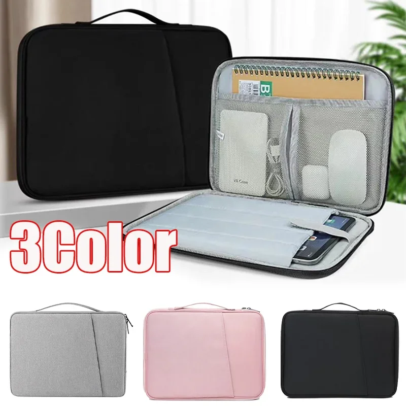 

Водонепроницаемый 13-дюймовый чехол для планшета, противоударный защитный рукав с несколькими карманами на молнии, сумка для хранения ноутбука и компьютера