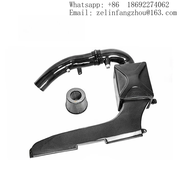 100% Dry Carbon Fiber Cold Air Intake System For Audi RS3 TTRS 2.5T Clear Surface Texture Airspeed Brand