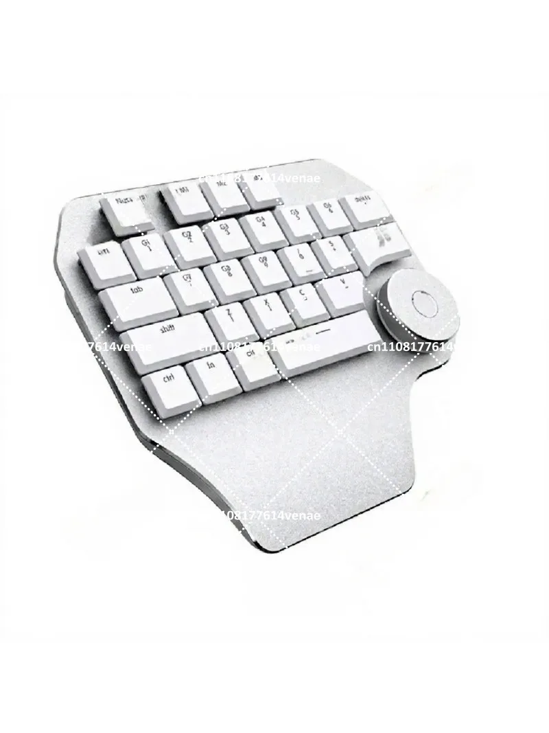 Custom Mechanical Keyboard with Smart Knob for Designer, Office, CAD, Photoshop, One-Hand Typing - view 5