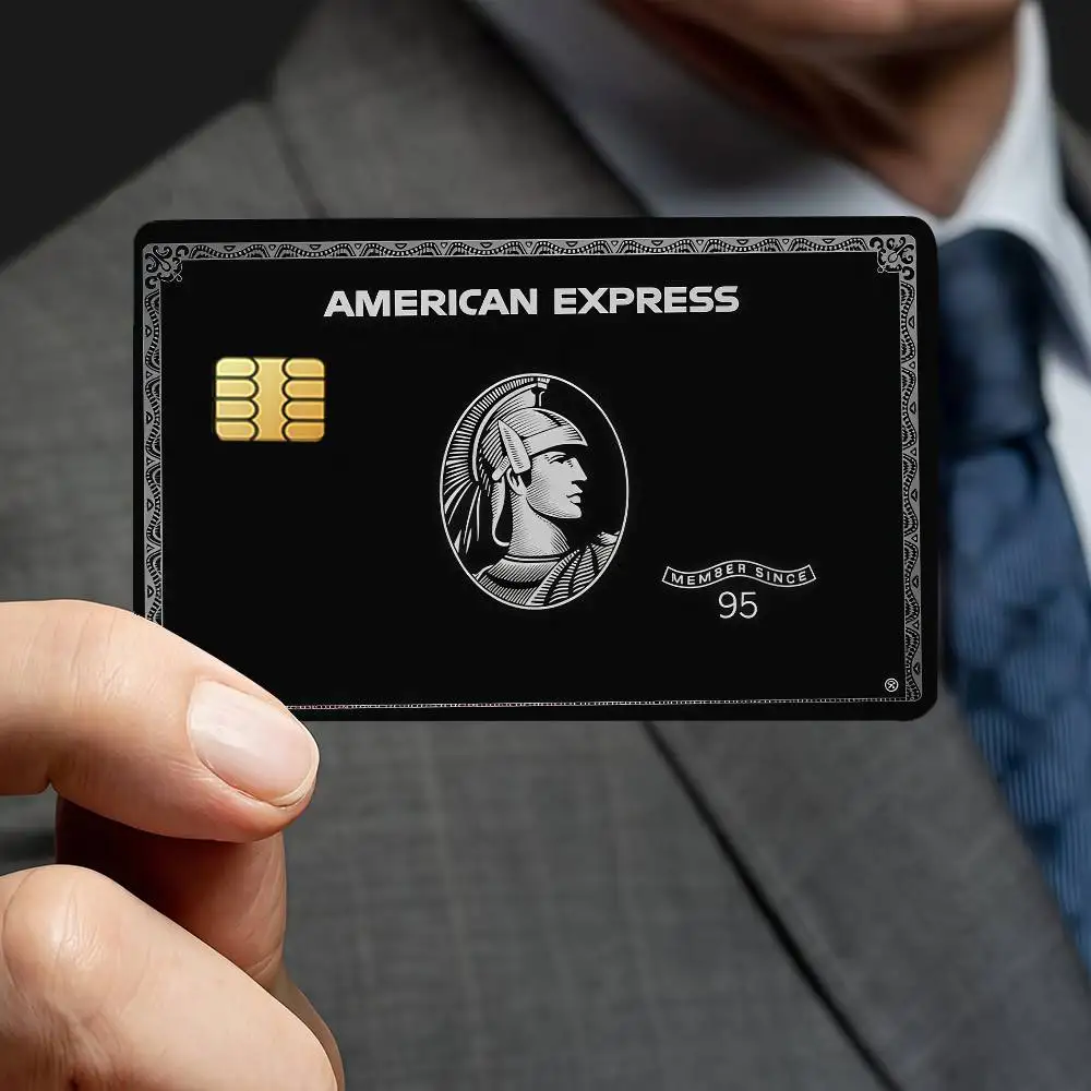 USA E-express-S dekorative Kreditkarten-Aufkleber, geeignet für Bankkarten, Metro Transit, kratzfest, Geschenk, 4 Stück