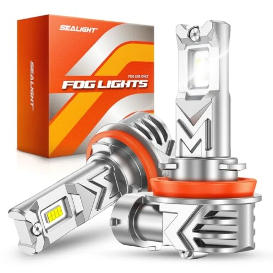 

Светодиодные противотуманные лампы H8/H16/H11, 32 000 люмен, 6000K, белый свет, миниатюрный размер 1:1, H16 H8, 1000% яркость, 60 000 часов работы