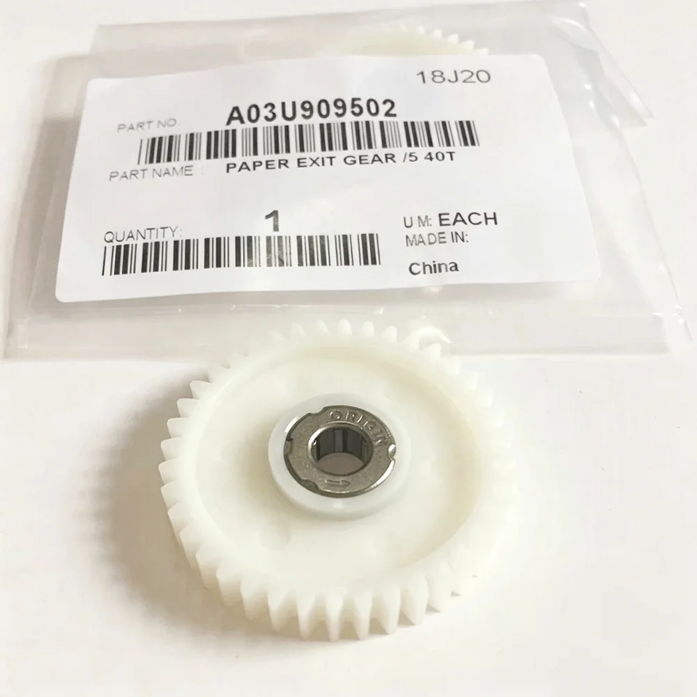 A03U909502 Original Paper Exit Gear /5 40T for Konica Minolta Bizhub Press C1060 C1070 C2060 C2070 C3070 C3080 C4065 C4070 C4080