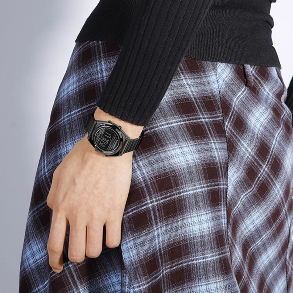 

Новый стиль NAVIFORCE, женские часы, роскошные цифровые часы, женский ремешок из нержавеющей стали, дисплей даты, подарки из закаленного стекла