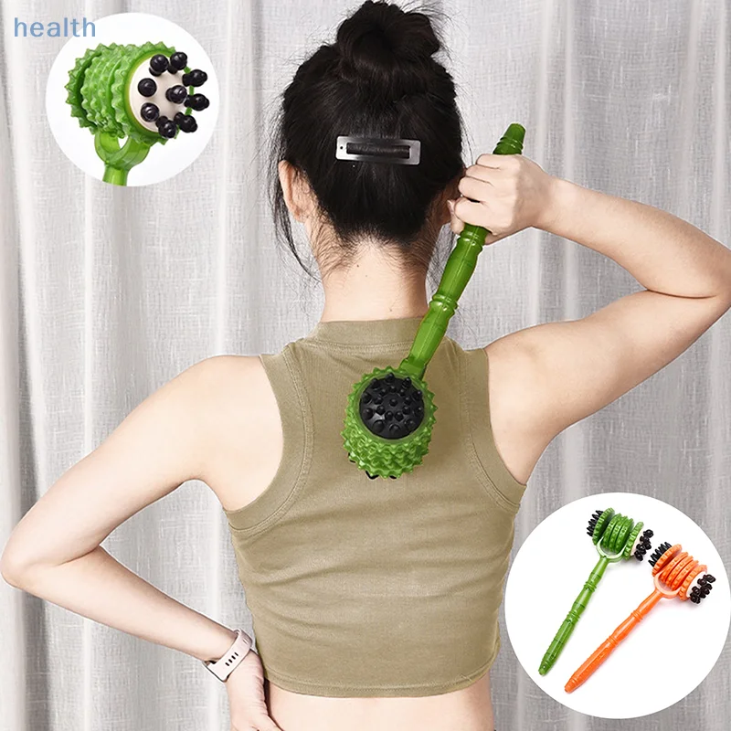 

Handheld Massage Hammer Meridians Back Knock Massage Hammer Back Massager Leg Relaxing Tool Double Head Percussion Massager