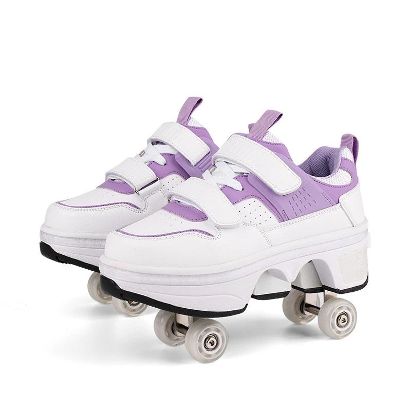 Vervorming Parkour schoenen, rolschaatsschoenen, kinderen volwassenen unisex rolschaatsen, Street Urban Fitness FSK Quad schaatsschoenen