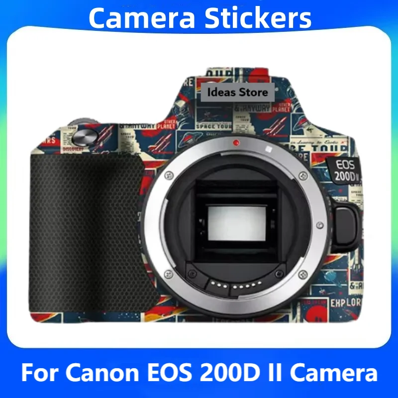 

Для камеры Canon EOS 250D/Rebel SL3/200D II, наклейка против царапин, защитная пленка, защитная пленка для тела, кожный чехол