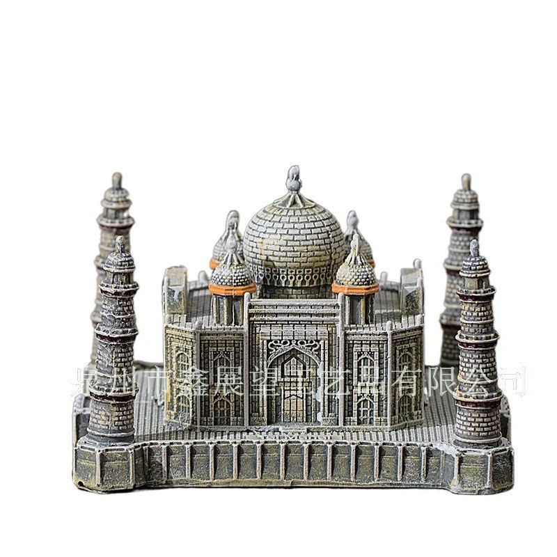 

Тадж-Махал, модель из смолы, индийская ориентир, фигурка, историческая архитектура, орнамент, сувенирный подарок для дома, украшение полки стола