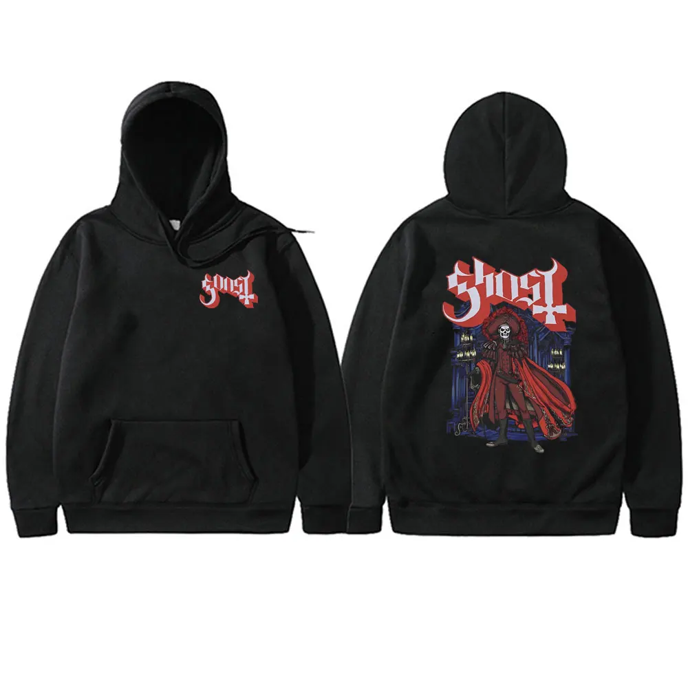 

Rock Ghost Band Hoodie Autumn Winter Men Women Vintage Gothic Rock Metal Music Sweatshirt Men's Fleece Cotton Oversized Hoodies