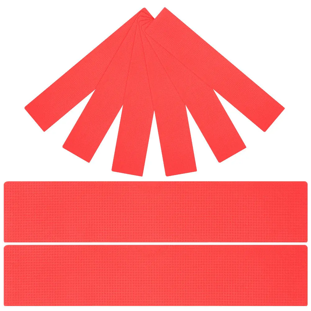 

8Pcs Tear-Proof Soft PVC Spot Marker Pads Bright Resistant for Tennis Court Basketball Soccer Training Ground Marking