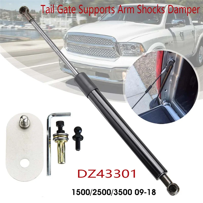

Rear Trunk Tail Gate Supports Arm Shocks Damper Parts For Dodge RAM 1500 2500 3500 Pickup 2009-2018 DZ43301 1Set/2Pc