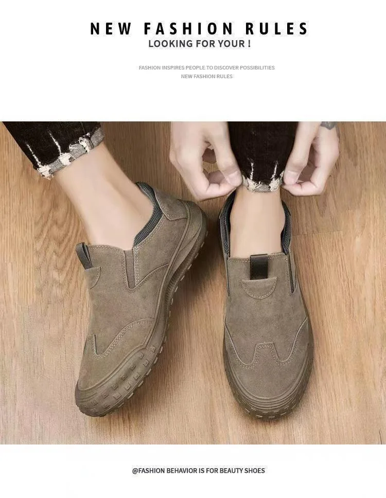 2026 Neue Modische Slipper Outdoor Wasserdichte Rutschfeste Schuhe Herren Freizeitschuhe Komfortschuhe Atmungsaktive Herren-Wandersneaker – Detail 6