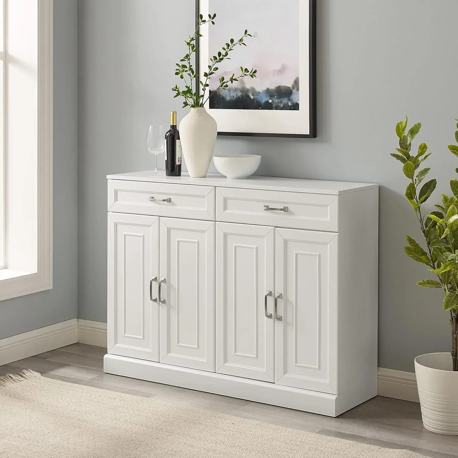 

Crosley Furniture Stanton Sideboard, White