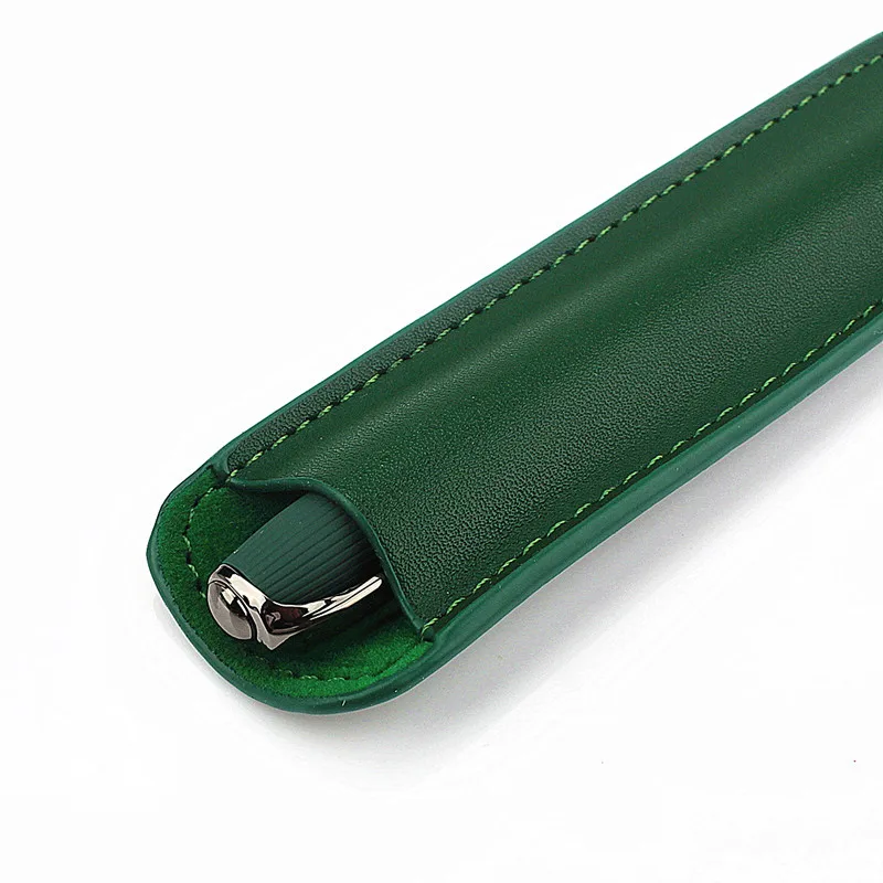 5PC PU Leder Stift Halter Retro Handgemachte Rindsleder Stift Fall Tragbare Vintage Stift Tasche Stift Protector Büro Schule Schreibwaren