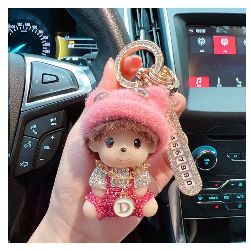 New model Mickey Mouse Cute cartoon keychain doll, cheap backpack, key pendant, keychain