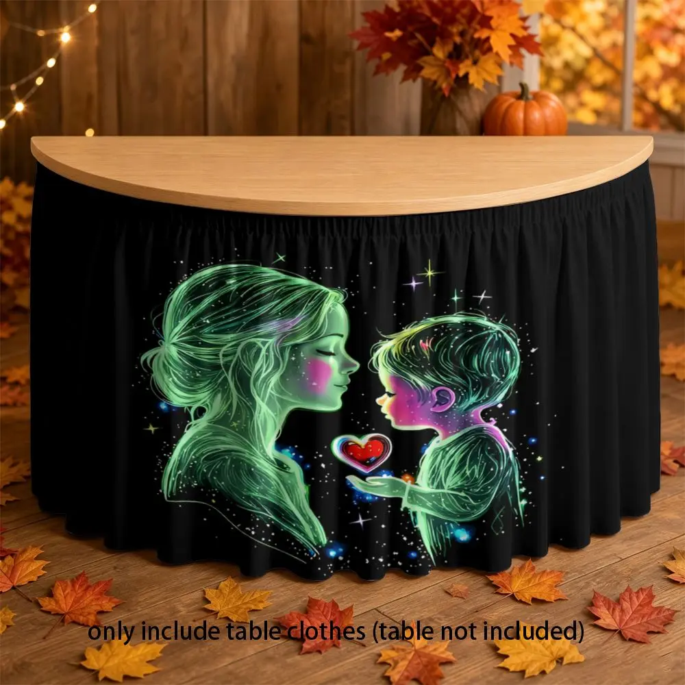 Suitable for families, offices, parties, kitchen curtains, classrooms, Christmas decorations, desks, event aprons, tablecloths