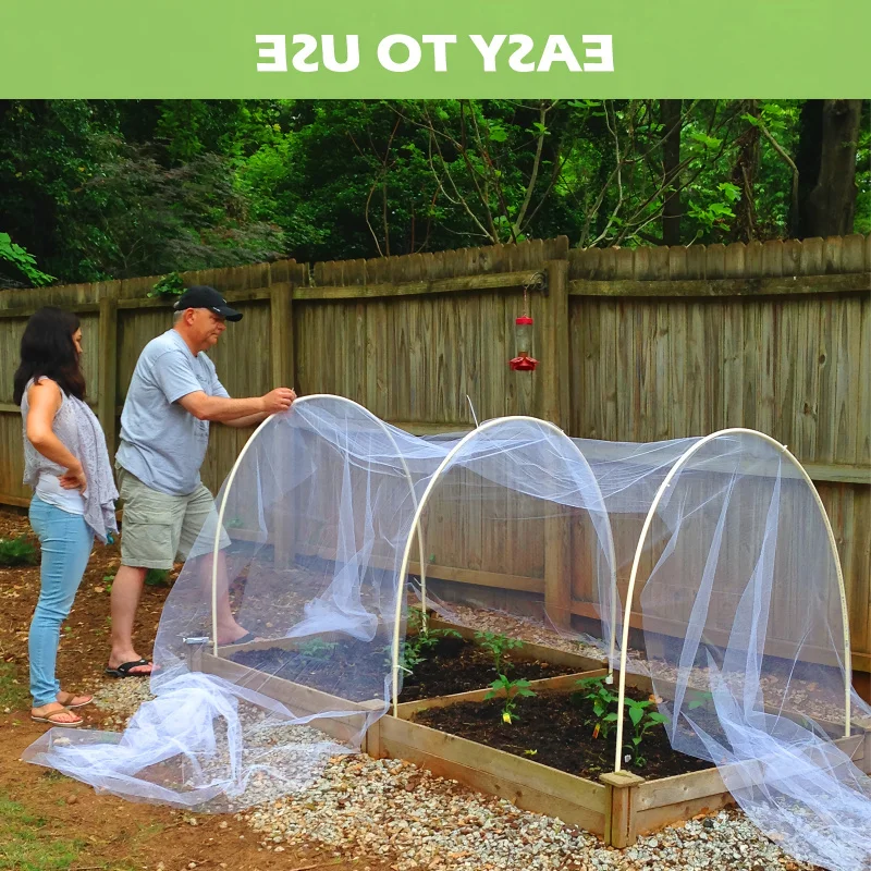 غطاء حماية البعوض عالي السرير للحديقة الخارجية Use98.43X196.85 بوصة شاشة حشرات شبكية