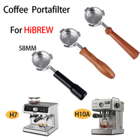 58mm Coffee Bottomless Portafilter For HiBREW h10a/HiBREW h7 Replacement Filter Basket Espresso Machine Barista Tool