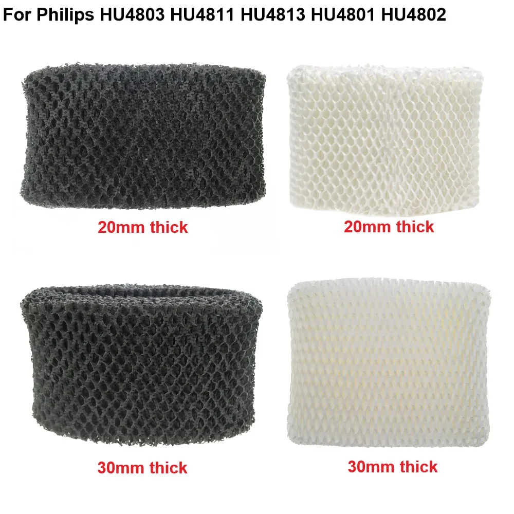 黒の空気加湿器フィルター,バクテリアとスケールを吸着,フィリップス対応のhu4803 hu4811 hu4813 hu4801 hu4802