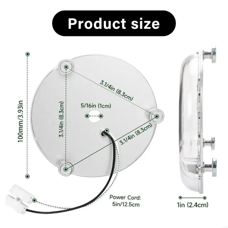 U4LA 120V 18W LED Ceiling Fan Light Dimmable LED Retrofits Light Board Panel Ceiling Flush Light Replacement Panel Enduring