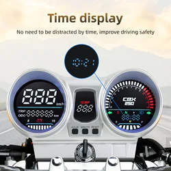 CBX250 CBF250 Twister 2001 a 2008 Motorcycles Speedometer Tachometer Gauge Odometer LCD Display Speed Meter For Honda EX5