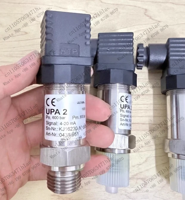 1pcs  New Pressure Sensor, Model UPA2, Pressure Range PN 600bar to PM 800bar Signal Output 4-20mA.