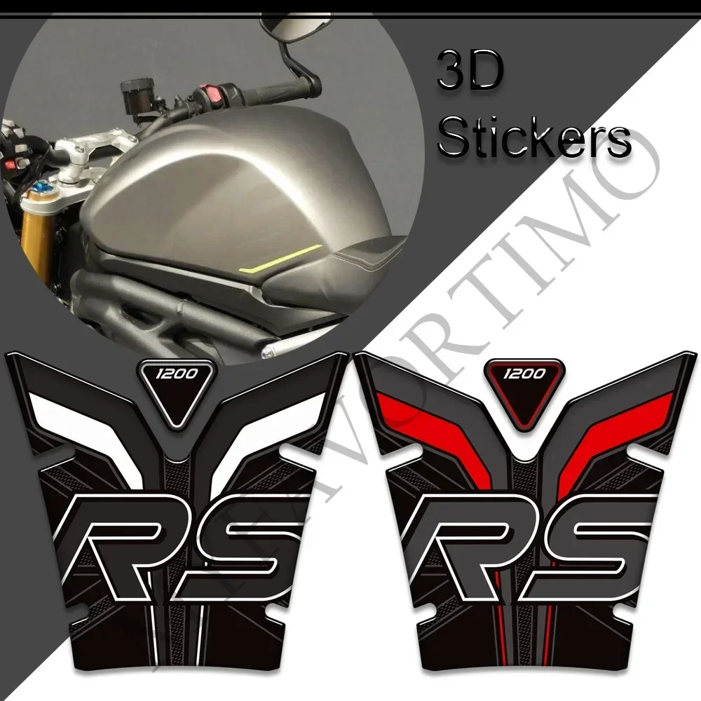 fit Triumph Speed Triple 1200rs 2019-2023 Oil Cap Sticker and Gas Tank Pad Decal Set