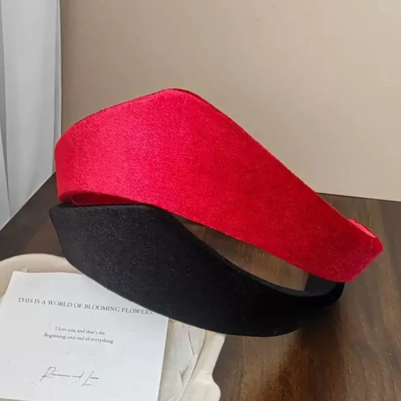 

1 шт., бархатная гладкая повязка на голову для женщин, зимняя винтажная повязка на голову для отдыха, милые рождественские аксессуары, подарок, модная повязка на голову с мягкой подкладкой