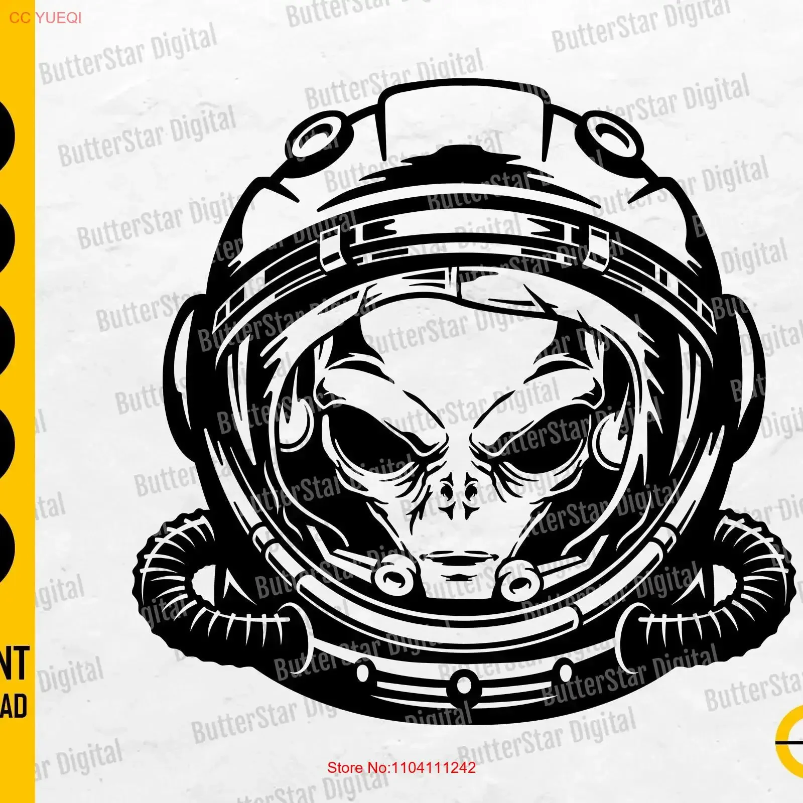 الغريبة رائد الفضاء SVG اضافية الأرضية الفضاء ملصق مائي تي شيرت s كريكت قطع ملف للطباعة كليبارت ناقلات الرقمية Dxf Png Eps Ai