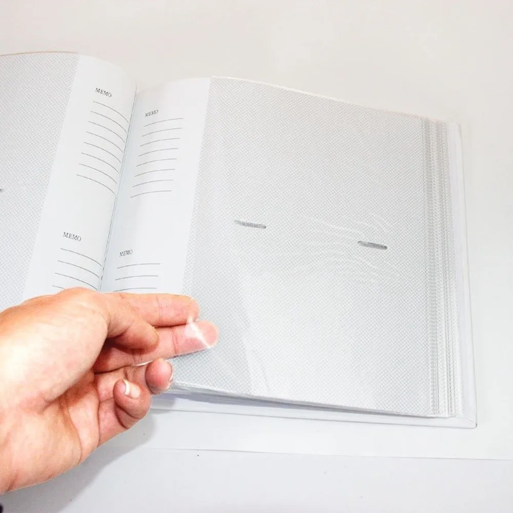New 6 Inch 200 Pockets Photo Album Large Capacity Laminated Slip-in Picture Albums Insert Pocket Scrapbook Album Family Memory