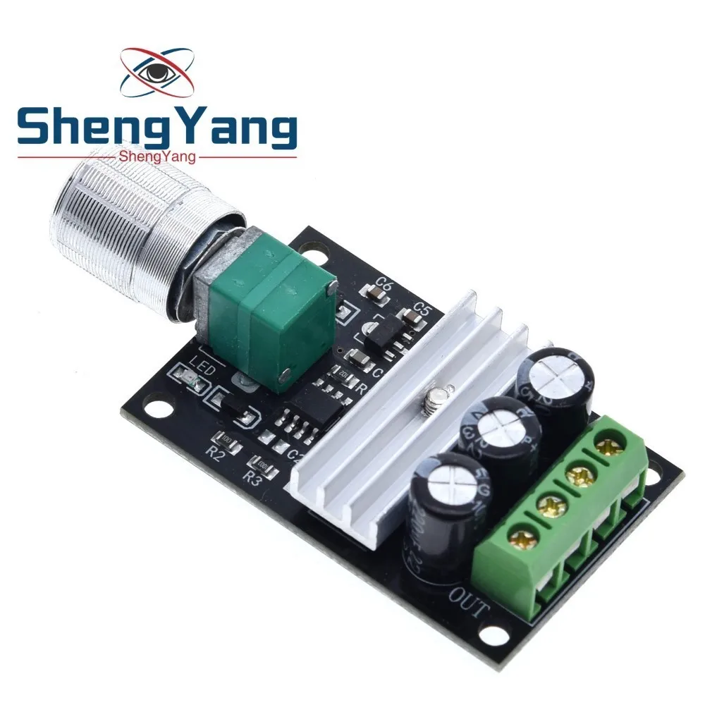 

DC 6V 12V 24V 28VDC 3A 80W TZT PWM Motor Speed Controller Regulator Adjustable 3A Motor Speed Controller Regulator