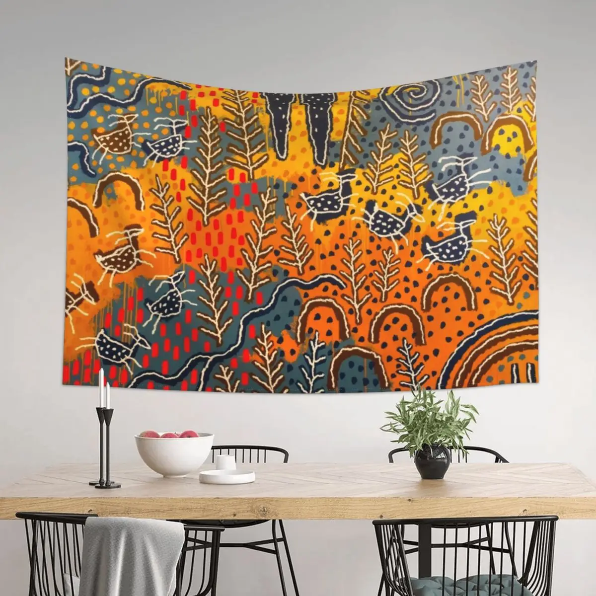 

Maidu Creation Story Tapestry House Decoration Hanging Wall For Bedroom Tapestry