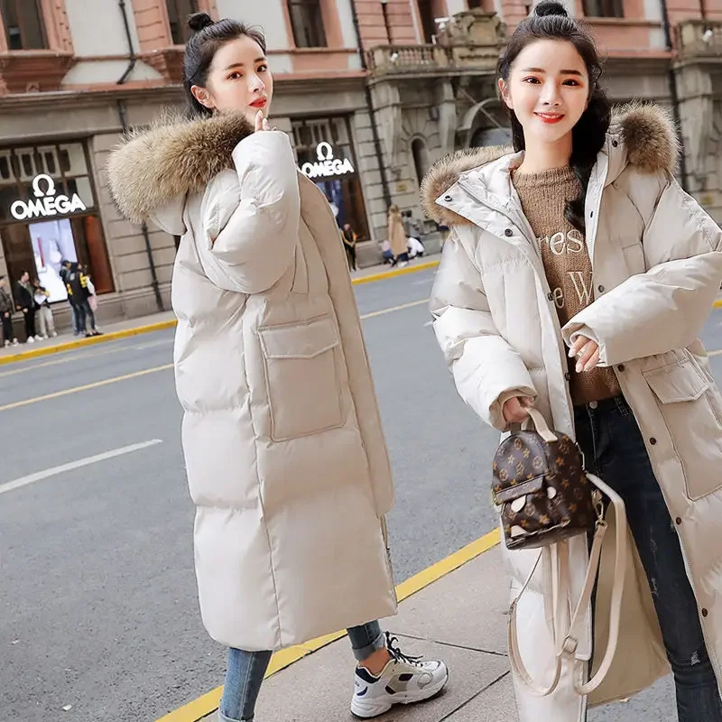 

Women's Down Jacket 2024 Feather Coats Long Down Coats Korean Woman Coat Women's Winter Jacket Large Size Jacket for Women