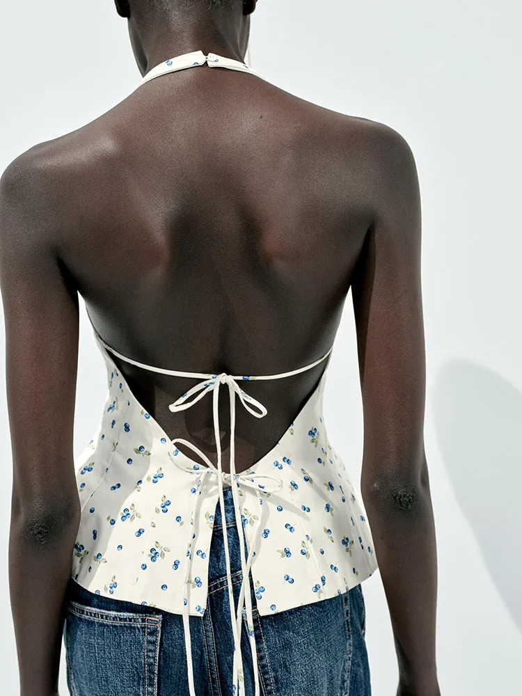 

Новый летний женский сексуальный шелковый топ с цветочным принтом и воротником, этнический сценический костюм Тан, костюм 352086 080