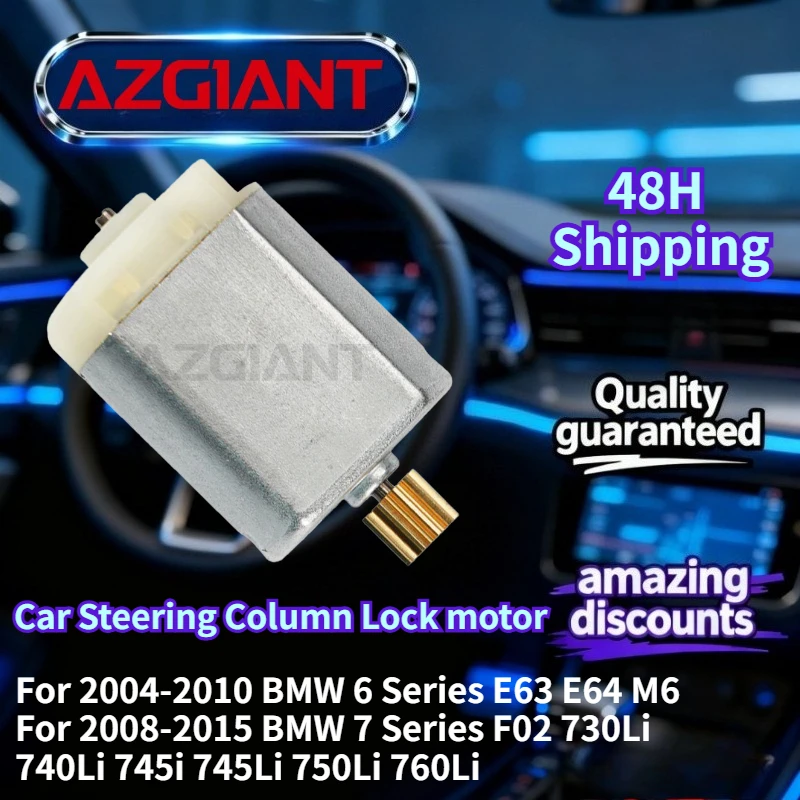 

For 2004-2010 BMW 6 Series E63 E64 M6 AZGIANT Car Steering Wheel Column Lock motor 100% compatible OEM Auto Accessories NEW