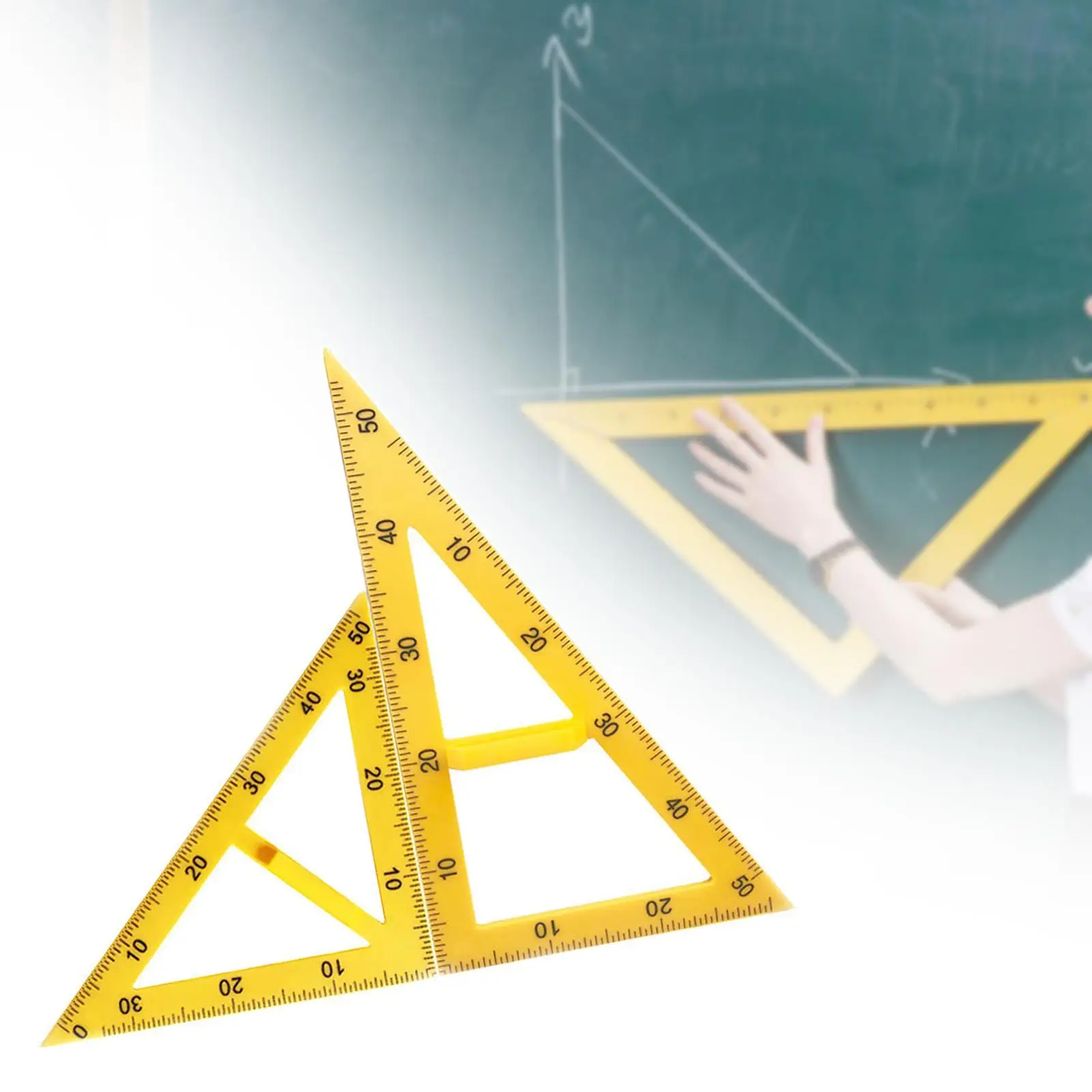 2 peças régua geométrica matemática triângulo equipamento de geometria matemática para a escola