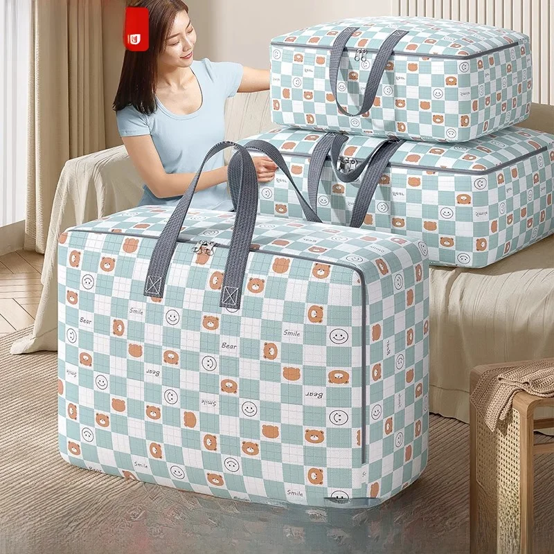 

Вместительная сумка для хранения из оксфордской ткани, для переезда, для одежды и одеял, влагонепроницаемая упаковочная сумка, для хлопковых одеял, для домашней организации