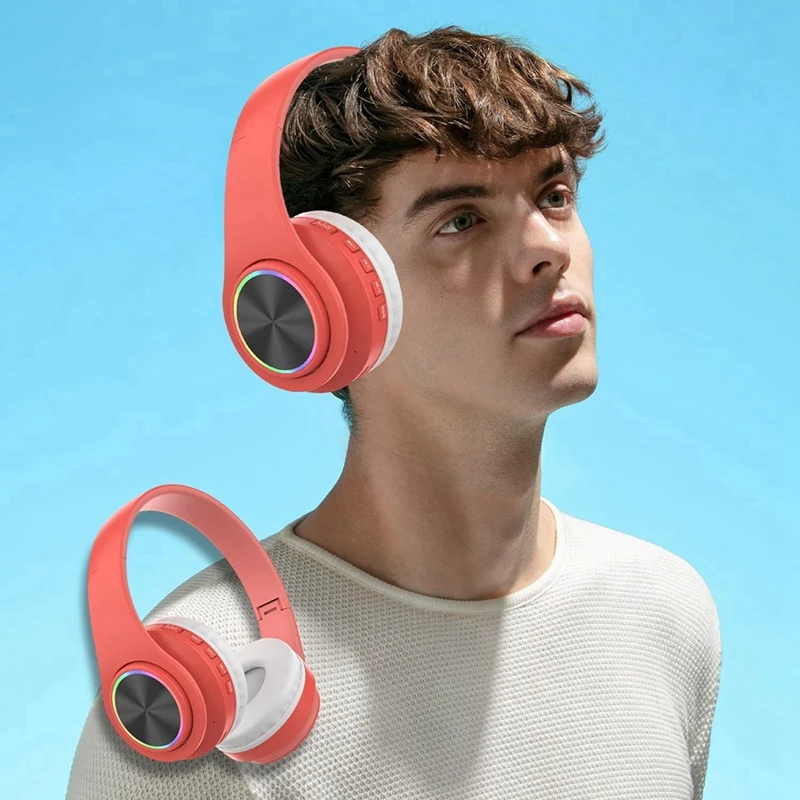 หูฟังสเตอริโอพับได้สำหรับสำนักงานบ้านอัจฉริยะชุดหูฟังบลูทูธไร้สายใหม่