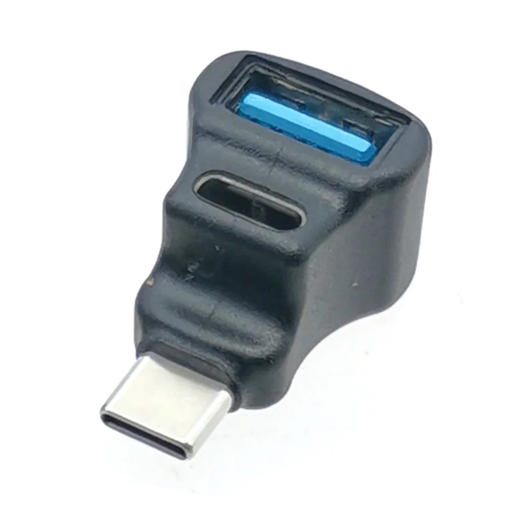 1PC 100W For Steam Deck 2-in-1 Extension Connector Type-C USB C Adapter Converter Plugs For ASUS Rog Ally Game Console Accessori