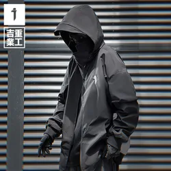 11 BYBB'S DARK 2024 Functional Jacket Windbreaker Men Autumn Patchwork Tactical Coats Loose Jackets Streetwear Techwear